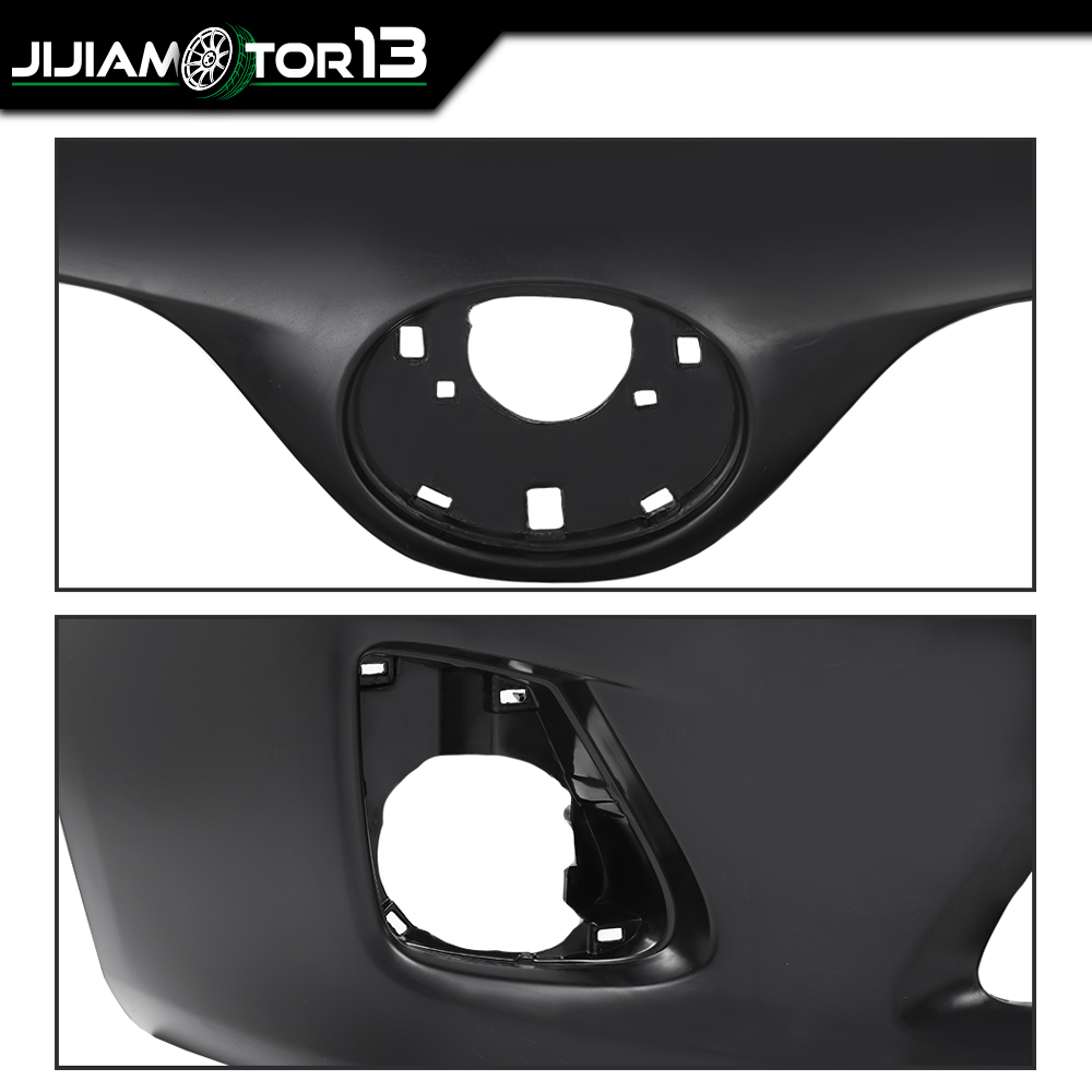 Direct Fit Lower Grille With Fog Lights For 2009-2010 Toyota Corolla – Easy Upgrade, Halogen Bulbs Included
