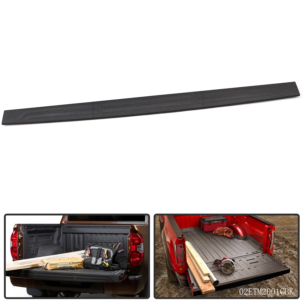 thumbnail image 2 of Tailgate Cap Molding Protector Trim – Fits 2014–2020 Toyota Tundra – Goneparts Black 2 of 5
