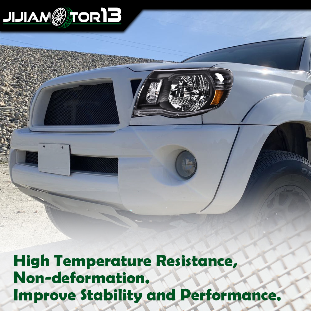 LED DRL Tube Halo Projector Headlights W/o Bulbs Fit For Toyota Tacoma 2005 2011 Bumper Headlamps - Foto 4