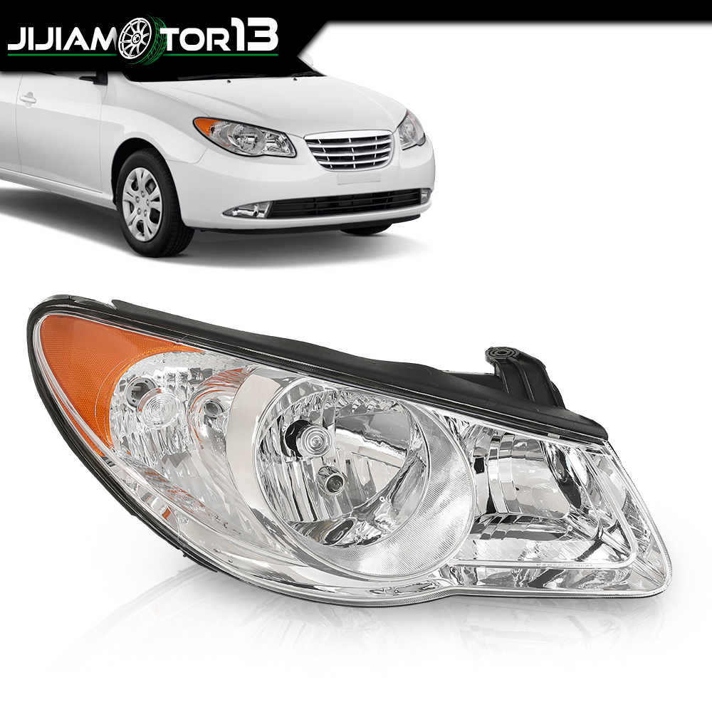 thumbnail image 2 of RH Passenger Side Headlight For 2007-2010 Hyundai Elantra – Clear Lens Direct Replacement Tra815425 2 of 4