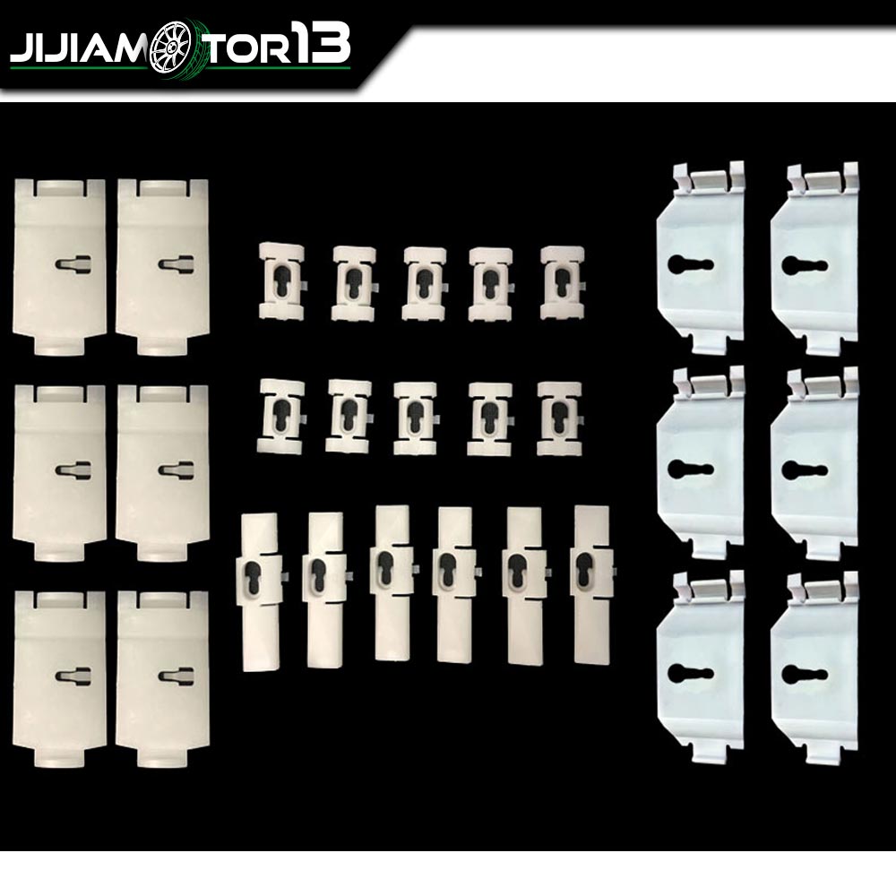 10 Pcs White Vinyl Top Roof Molding Trim RETAINING Mounting CLIP