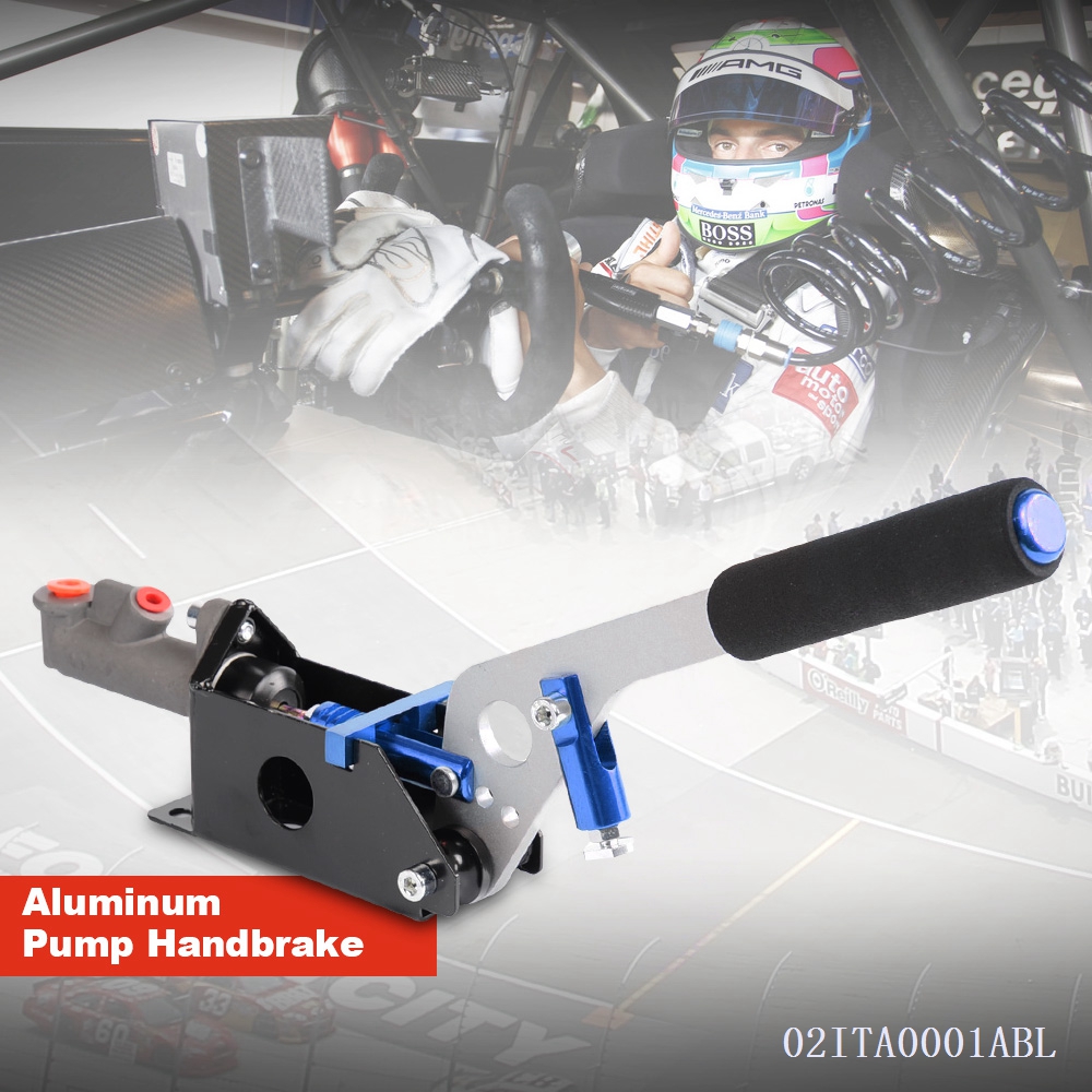 Universal Hydraulic Drift E-Brake Racing Handbrake Vertical Horizontal Blue