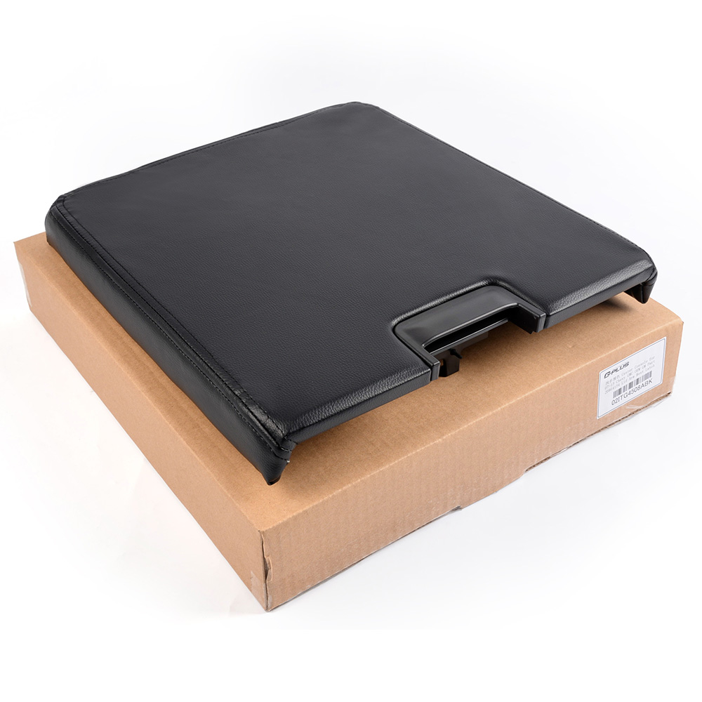 Center Console Lid Latch Leather Console Lid Armrest Cover With The Latch Fit For Chevy GMC 2007-2013 OEM GM Part 20864154 Beige Center Console Lid Replacement - Foto 5