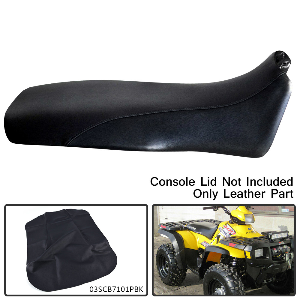 CROSSDESIGN Black Synthetic Leather Seat Cover For 96-04 Polaris Magnum & Sportsman 400/500/600/700